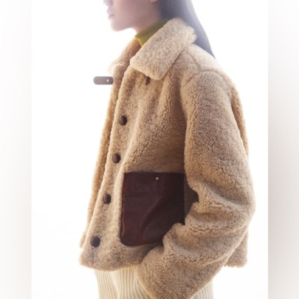 NWOT Faux Sherling Jacket